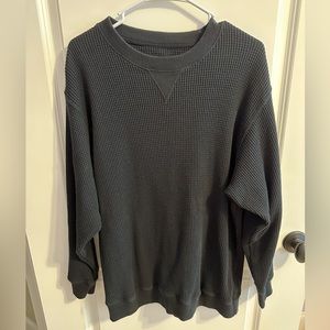Aerie Waffle Knit Crewneck Sweater